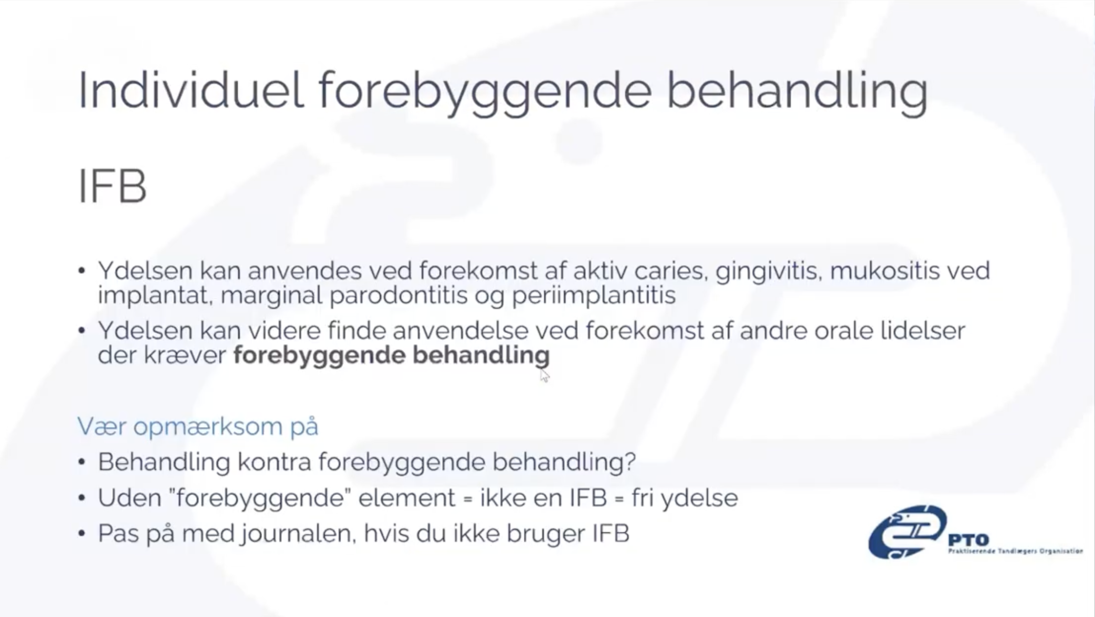 Samspillet mellem IFB og FU